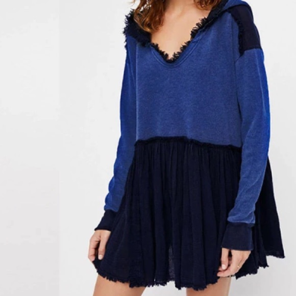 Swingy Pullover Tunic DRESS Summer Dreams Hoodie - Picture 3 of 4